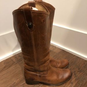 Frye Melissa one button boots size 8 1/2.